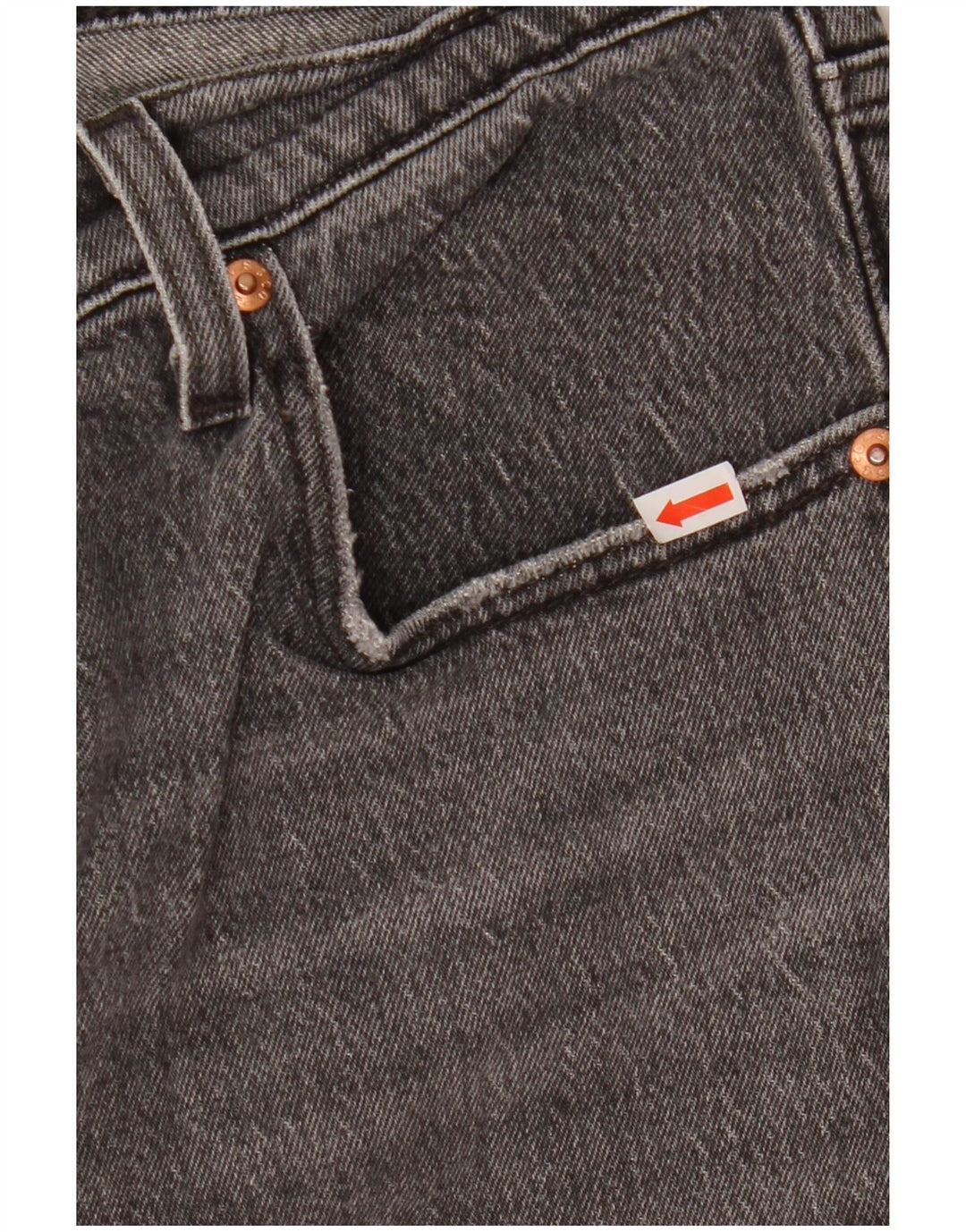 Jeans dritti da uomo Levi's Ribcage W31 L29 cotone grigio