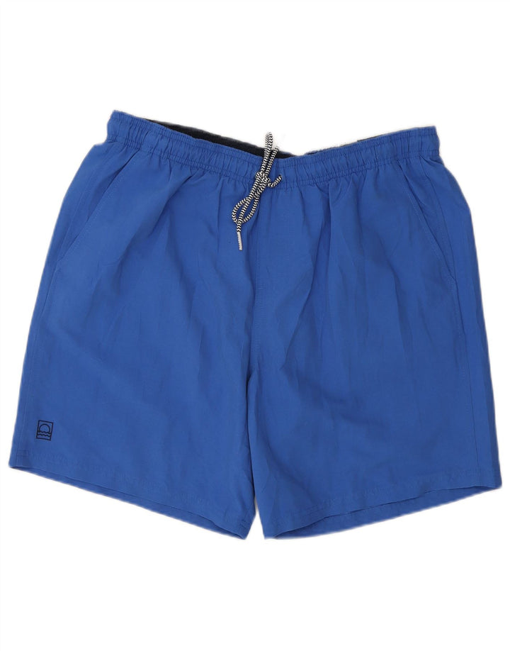 Pantaloncini da bagno da uomo Marks & Spencer blu medio in poliestere
