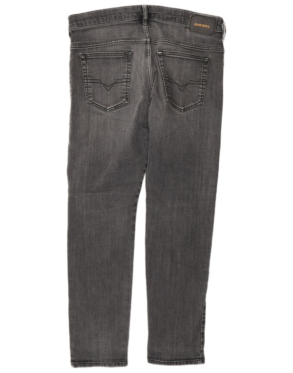 Jeans uomo Diesel D-Yennox affusolati W32 L30 cotone grigio