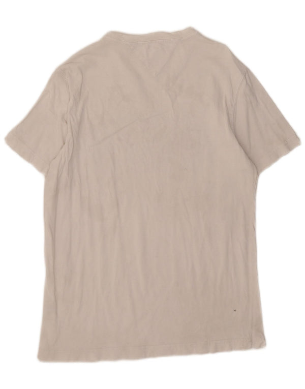 T-shirt grafica da uomo Tommy Hilfiger Top grande in cotone bianco
