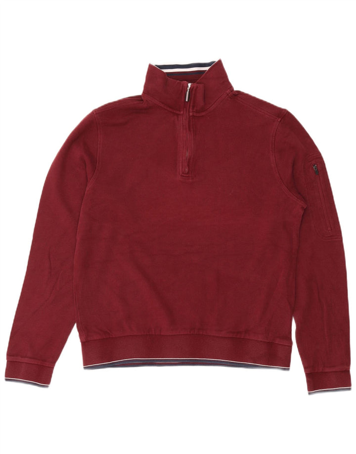 Felpa Marks & Spencer da uomo blu Harbour, bordeaux medio
