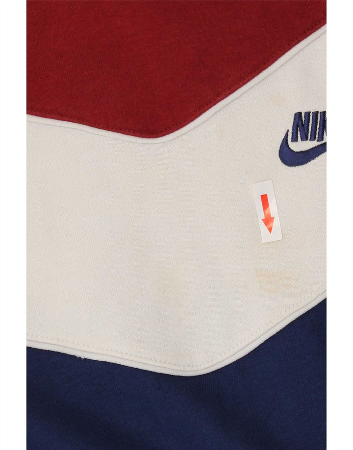 Felpa con cappuccio oversize da donna Nike UK 10 Small multicolore Colourblock