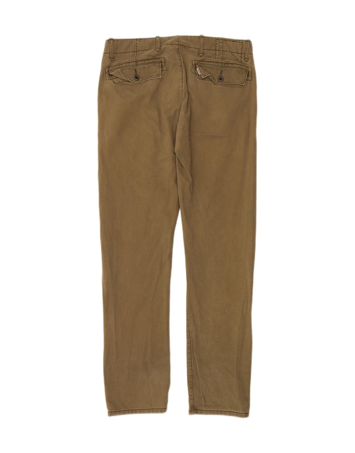 Pantaloni chino slim da uomo LEVI'S W32 L32 cotone kaki