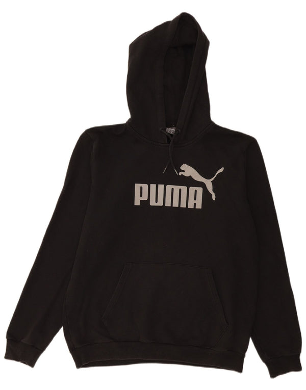 Felpa con cappuccio grafica da donna PUMA UK 14 cotone nero medio