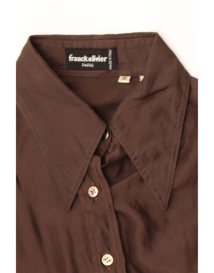 Camicia da donna Franck Olivier IT 44 Marrone medio