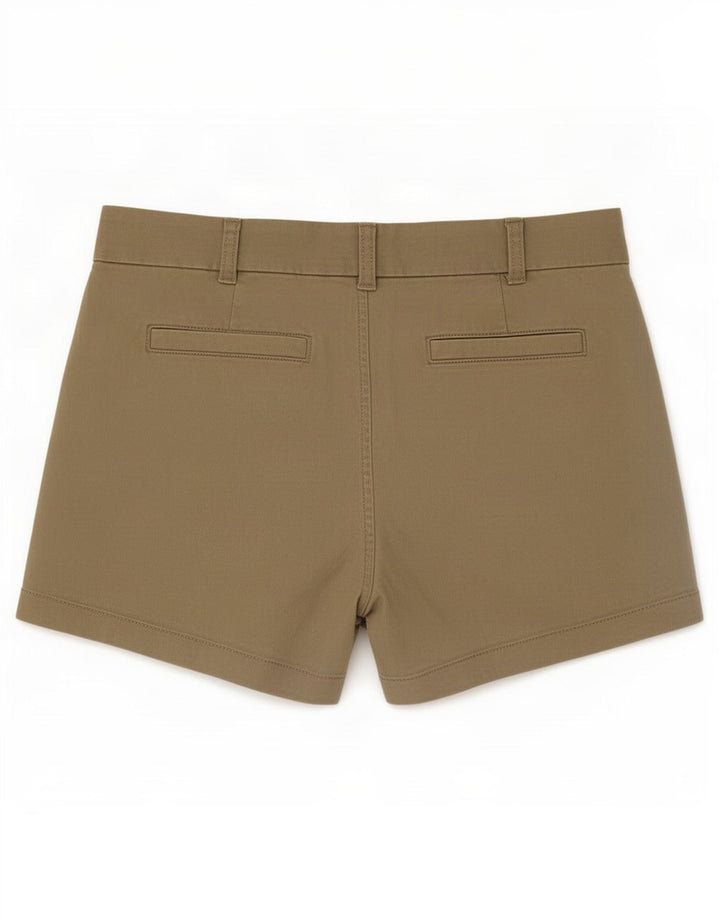 Pantaloncini chino da donna J. Crew US 8 medi W32 cotone beige