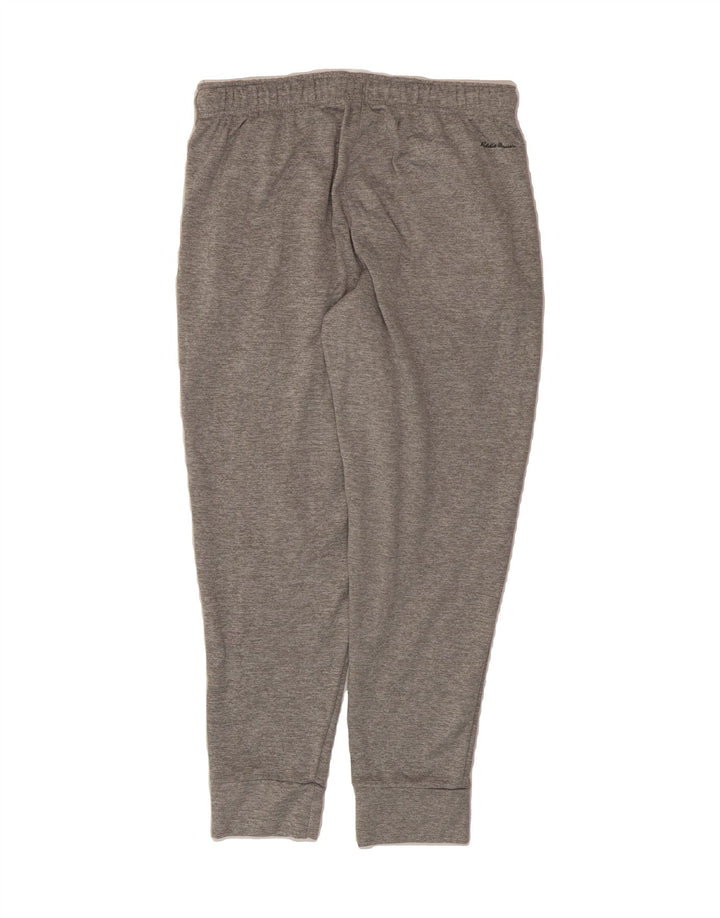 EDDIE BAUER Mens Tracksuit Trousers Joggers Medium Grey Polyester Vintage Eddie Bauer and Second-Hand Eddie Bauer from Messina Hembry 