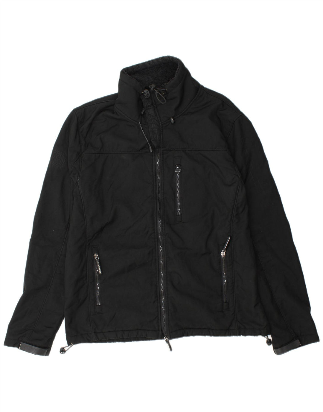 Giacca a vento Windtrekker da uomo SUPERDRY UK 46 3XL Poliestere nero