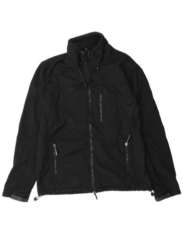 Giacca a vento Windtrekker da uomo SUPERDRY UK 46 3XL Poliestere nero