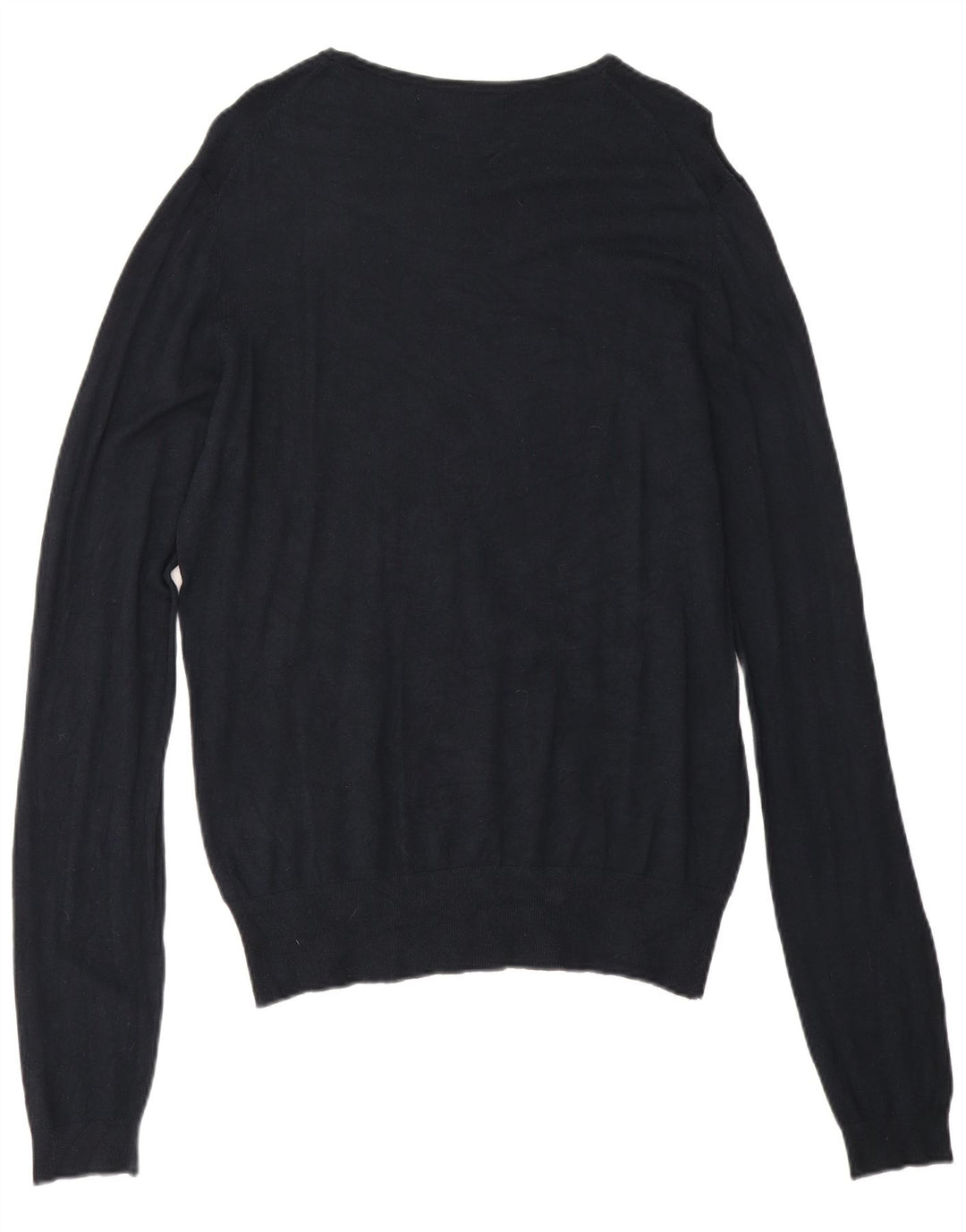Maglione Zara da uomo con scollo a barca grande blu navy