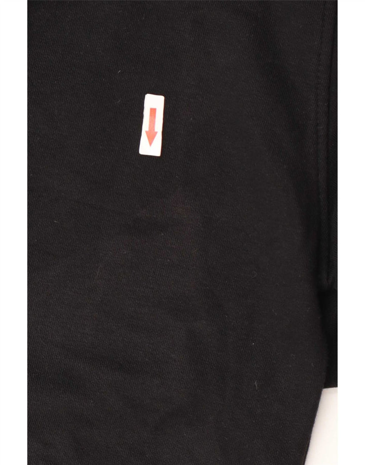 Maglione maglione collo alto da donna Zara UK 14 cotone nero medio