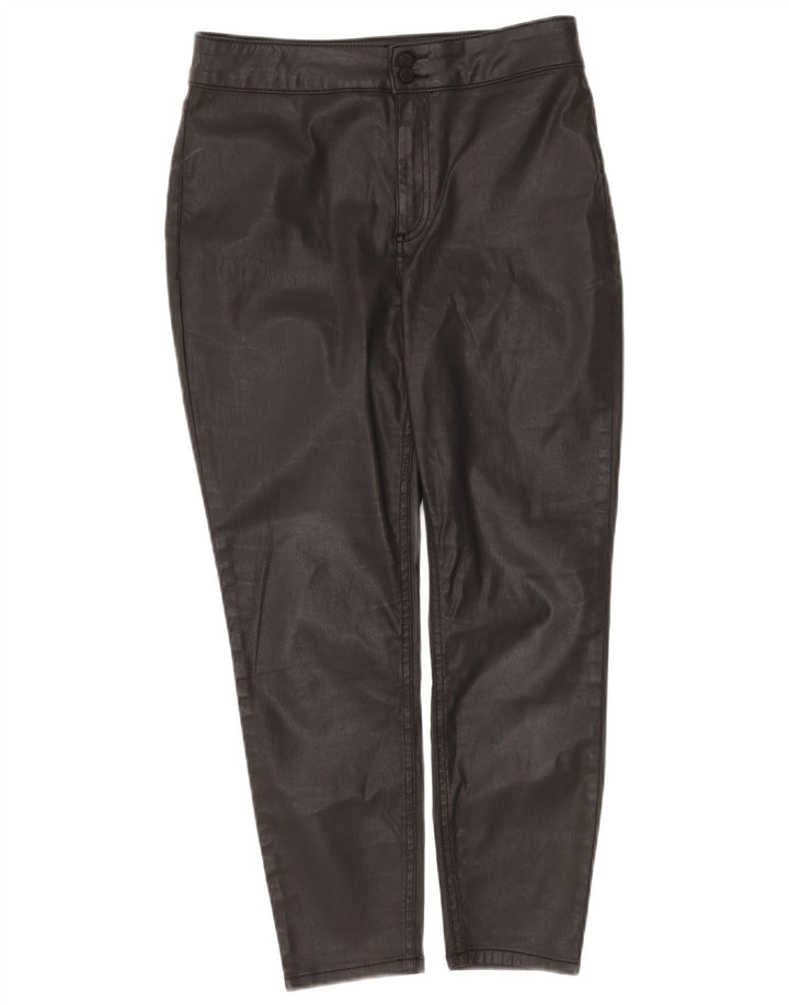 Jeans corti da donna MINT VELVET UK 12 Medio W28 L25 Cotone nero