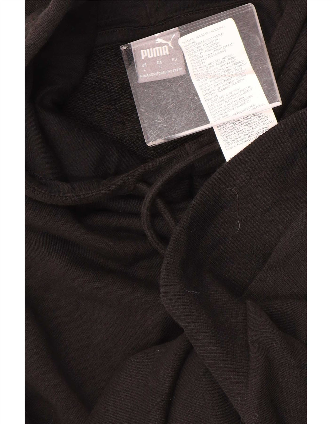 Felpa con cappuccio grafica da donna Puma Large Black Colourblock