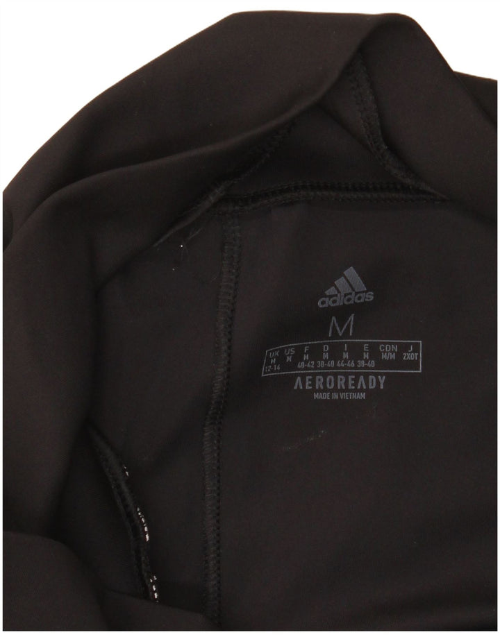 Leggings Adidas Aeroready da donna UK 12/14 Medio Nero