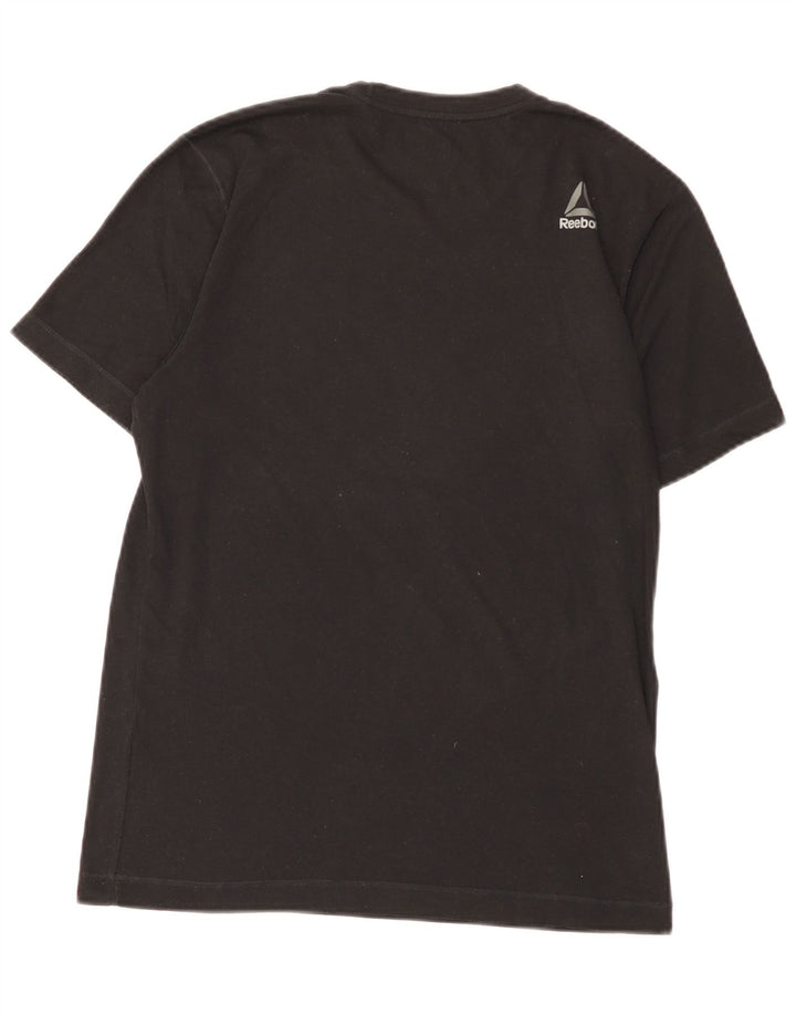 T-shirt grafica da uomo Reebok Top Small Nera