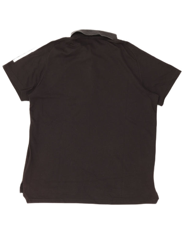 Polo Adidas Aeroready da uomo XL a righe nere