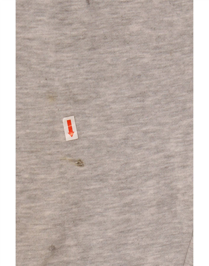 Pantaloni da tuta con grafica Kappa da uomo Joggers grandi in cotone grigio