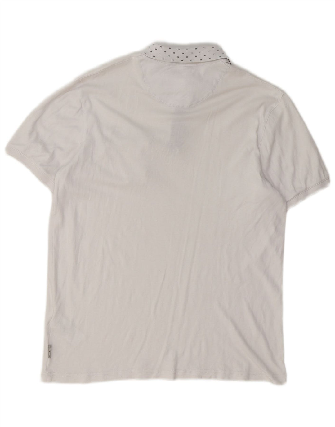Polo da uomo Ted Baker taglia 2 piccola in cotone bianco