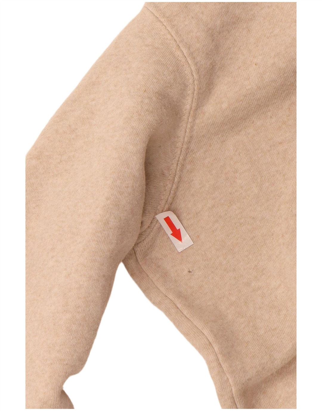 Maglione con cappuccio grafico da uomo ARIAT in cotone beige medio