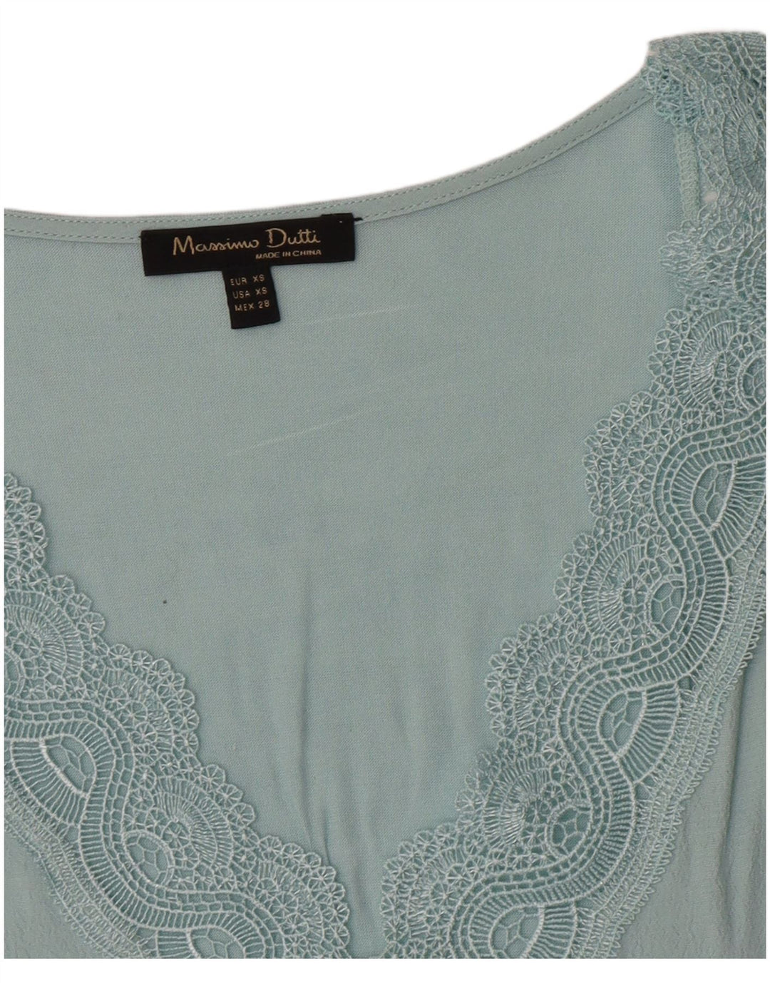Camicetta senza maniche da donna Massimo Dutti UK 6 XS Blu