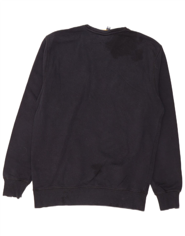 ELLESSE Felpa grafica da uomo Maglione grande cotone blu navy