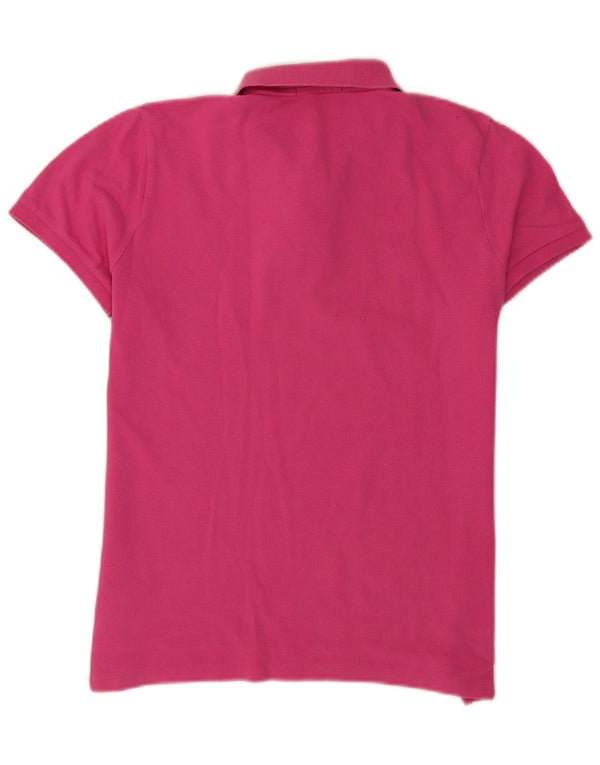 Polo skinny da donna Ralph Lauren UK 16 grande cotone rosa