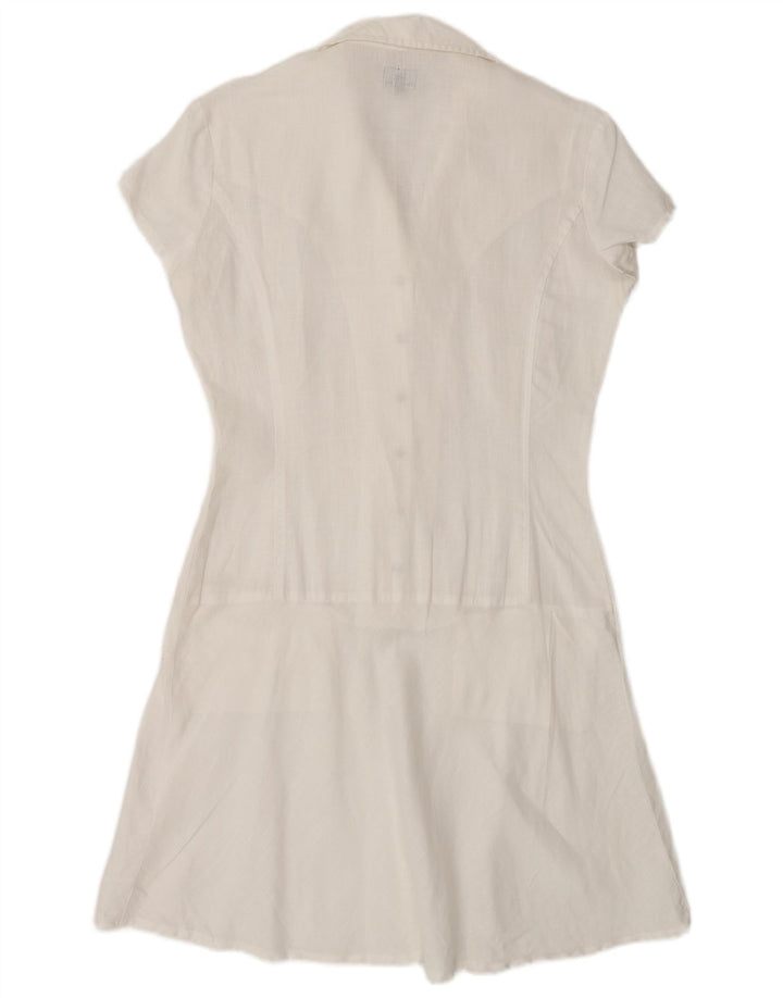 Abito a trapezio da donna Calvin Klein Jeans UK 14 bianco medio