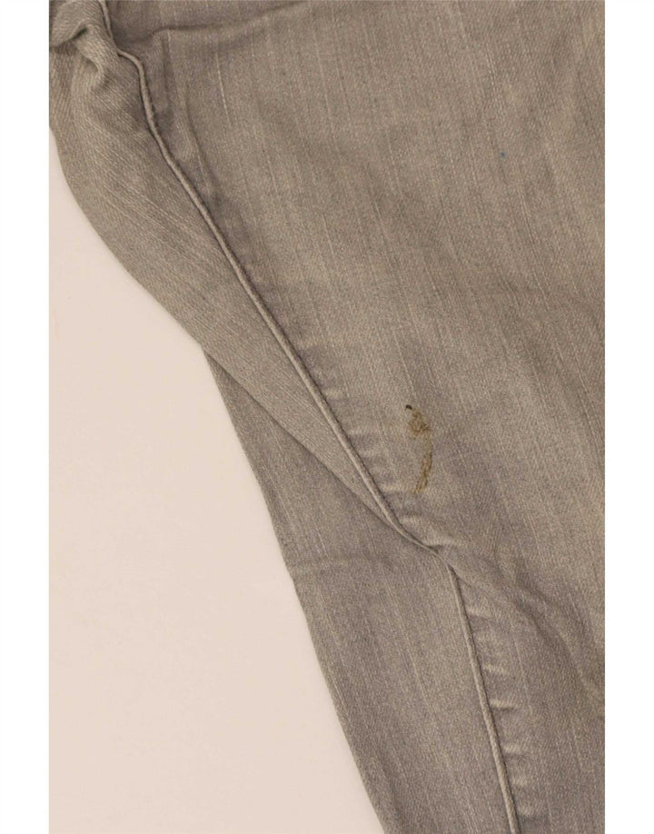 Jeans dritti da uomo Zara EU 42 Large W32 L28 Cotone grigio