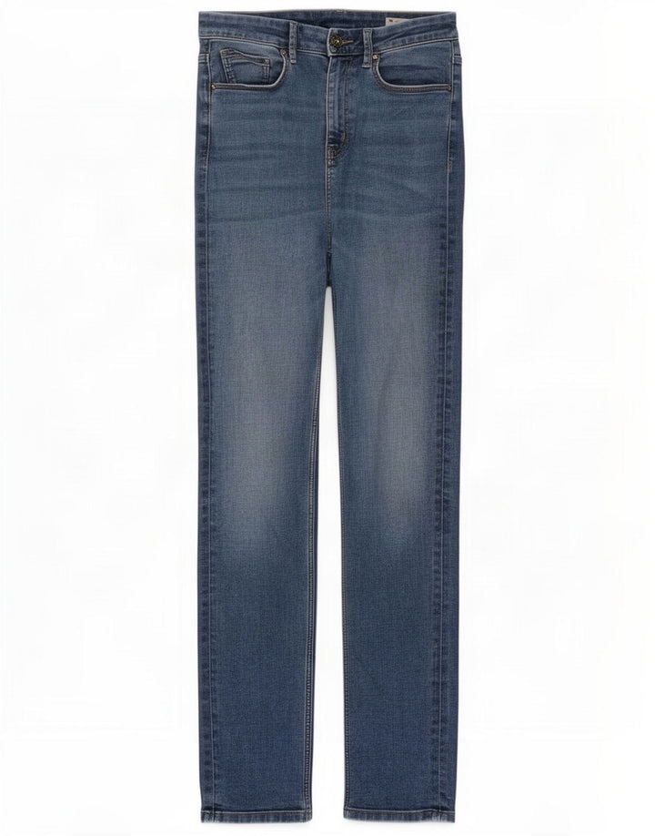 Jeans dritti Marks & Spencer da donna Sienna UK 12 medio W30 L31 blu