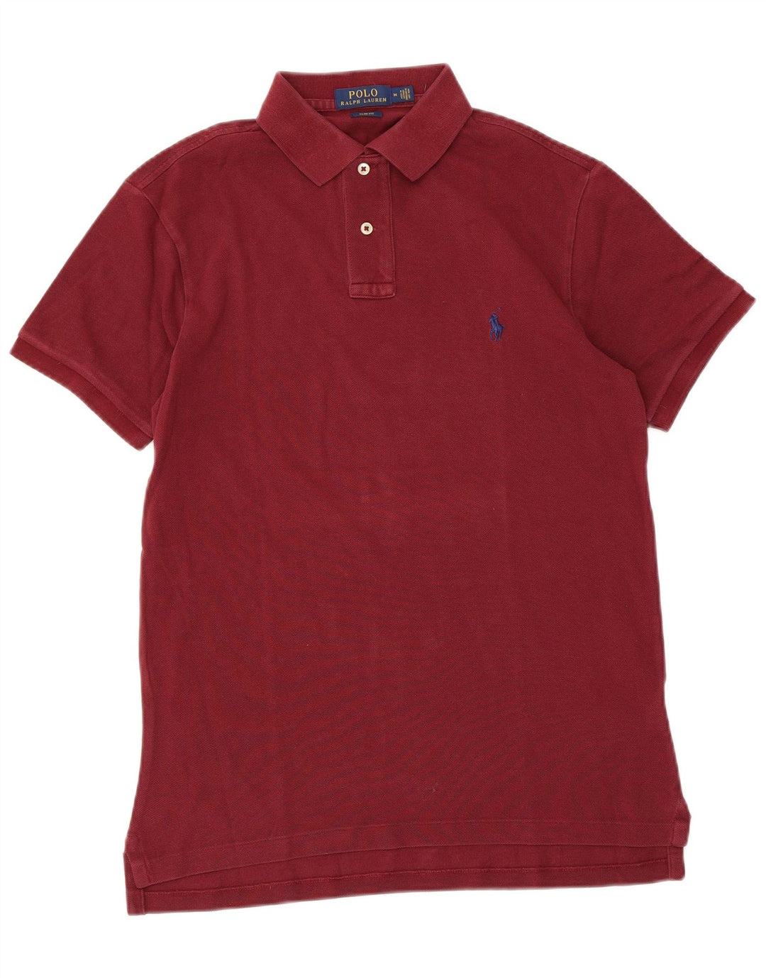 POLO RALPH LAUREN Polo da uomo slim fit in cotone marrone medio