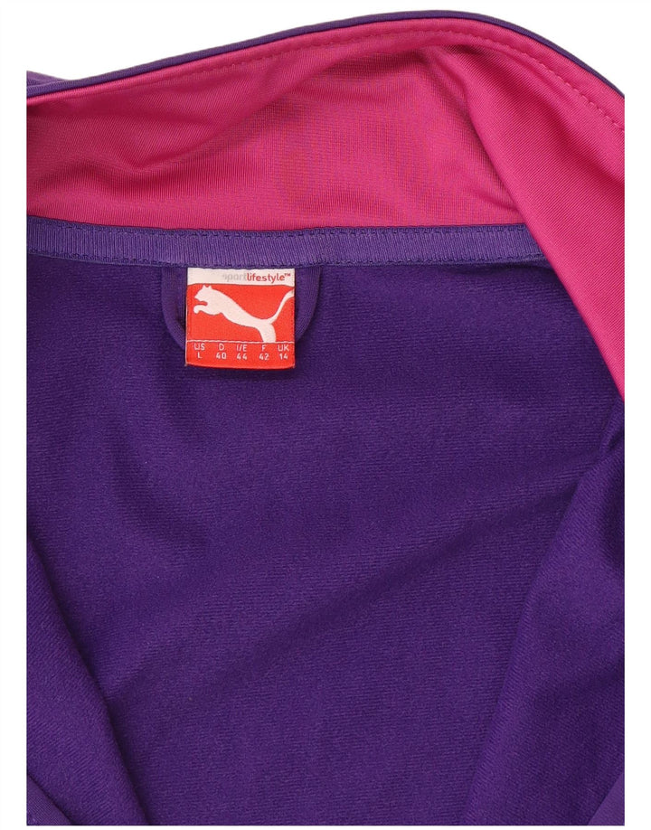 Giacca sportiva da donna con grafica Puma UK 14 Large Viola