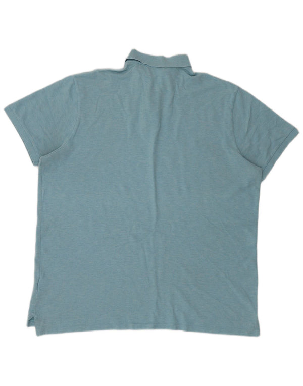 Polo Ralph Lauren da uomo slim fit personalizzata 2XL cotone blu