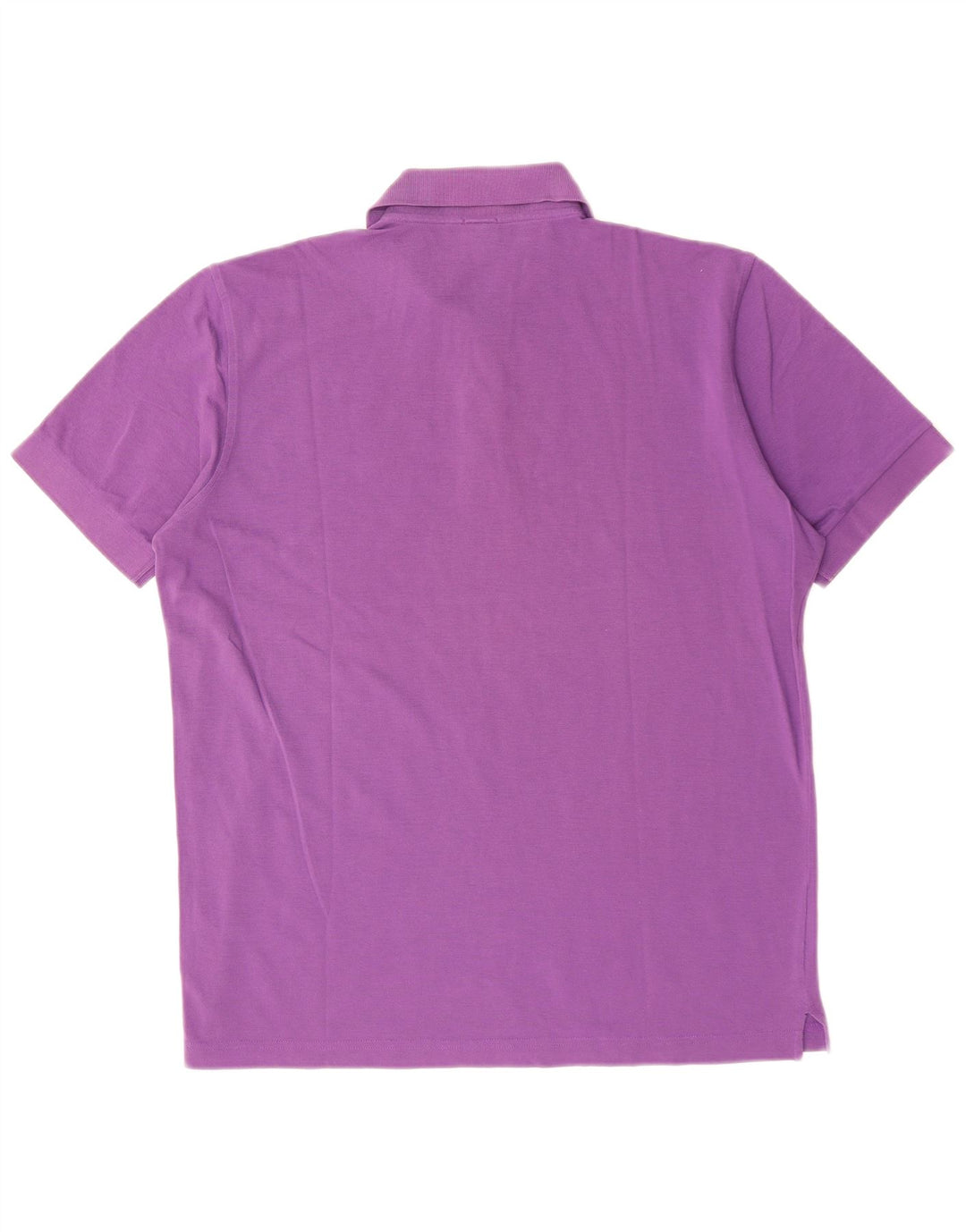 Polo da uomo HUGO BOSS in cotone viola medio