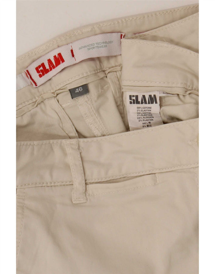 Pantaloncini chino da donna Slam IT 46 Large W32 Cotone Beige