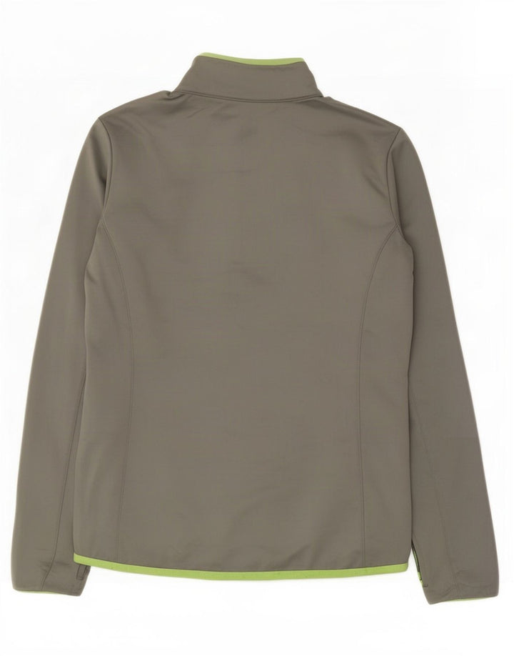 Top da tuta pullover con zip e collo da donna Champion UK 12 Poliestere grigio medio