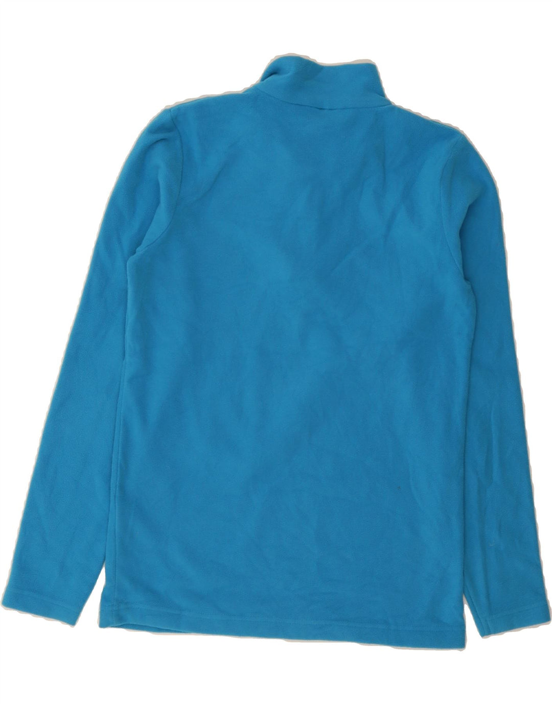 MOUNTAIN WAREHOUSE Boys Zip Neck Fleece Jumper 12-13 Years Blue Polyester Vintage Mountain Warehouse and Second-Hand Mountain Warehouse from Messina Hembry 