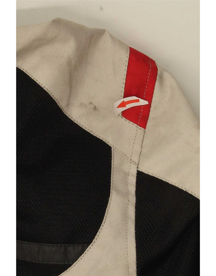 Giacca da corsa grafica da uomo Aprilia UK 38 Poliestere color block medio nero
