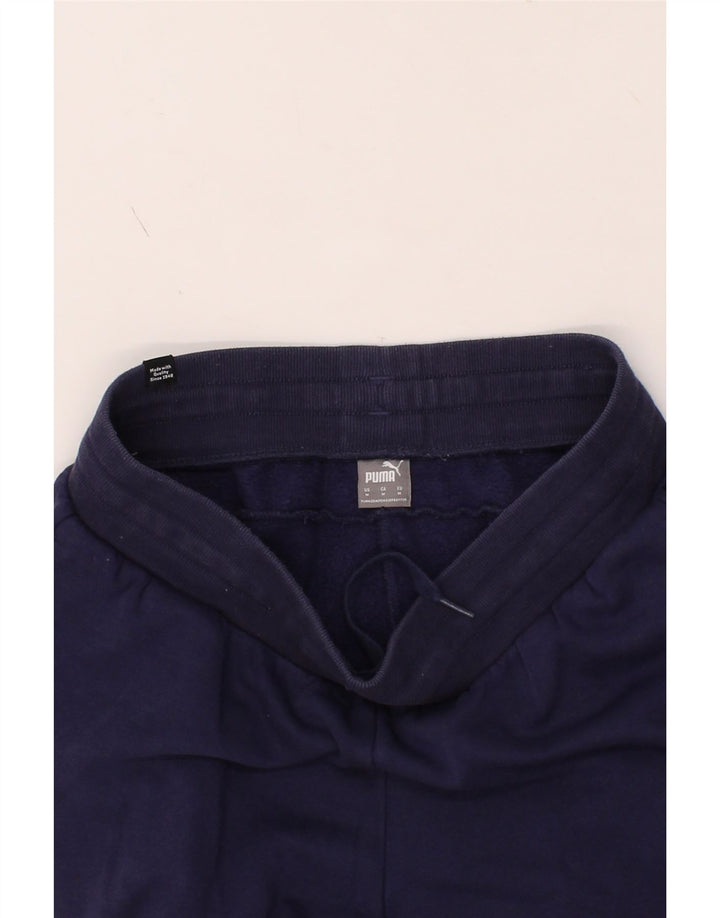 PUMA Mens Tracksuit Trousers Joggers Medium  Navy Blue Cotton Vintage Puma and Second-Hand Puma from Messina Hembry 