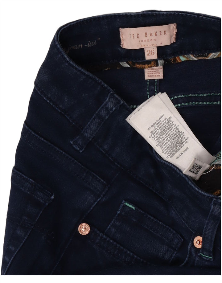 Jeans skinny da donna Ted Baker W26 L26 cotone blu navy