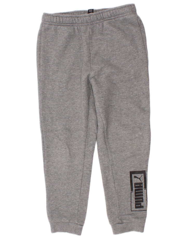 Pantaloni da jogging con grafica da ragazzo Puma 7-8 anni Grigi