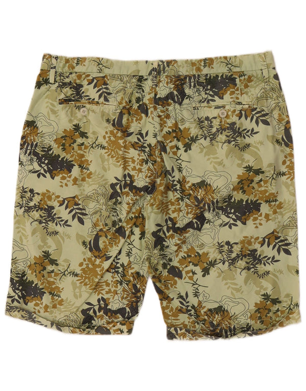 Pantaloncini chino vestibilità regolare da uomo Carrera 618 W38 XL cotone floreale verde