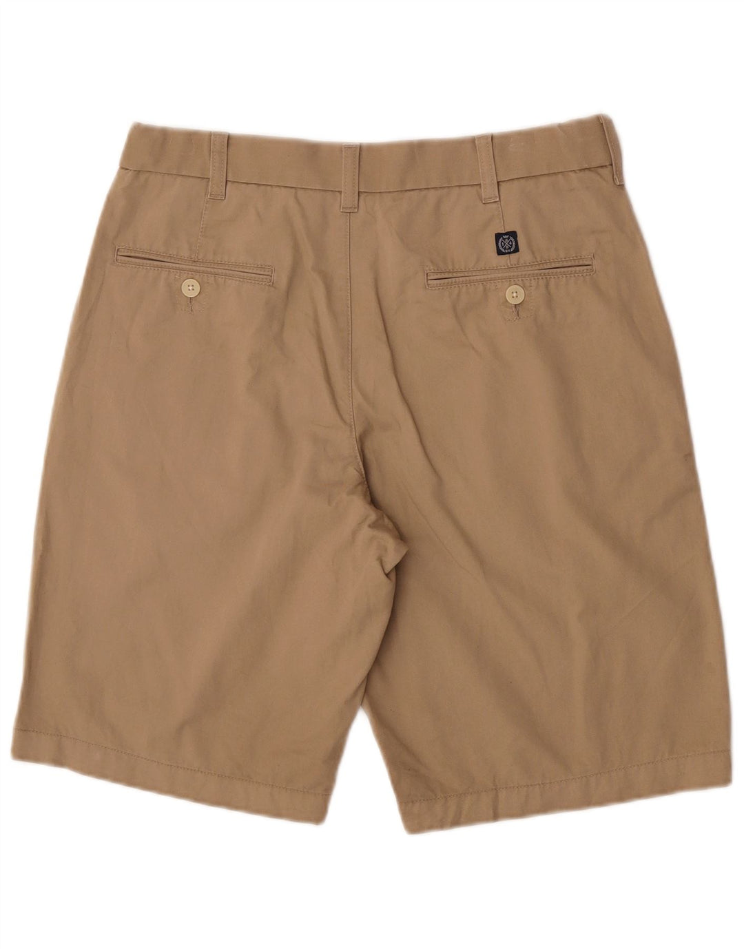Pantaloncini chino da uomo Marks & Spencer blu Harbour W32 cotone beige medio