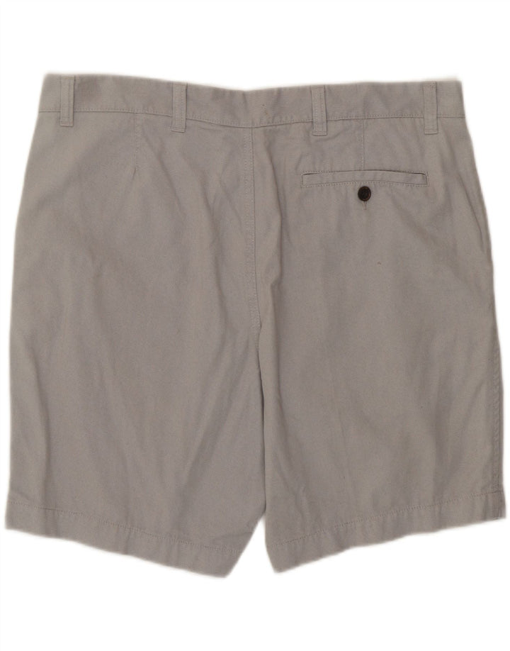 Pantaloncini chino da uomo Marks & Spencer W38 XL cotone grigio