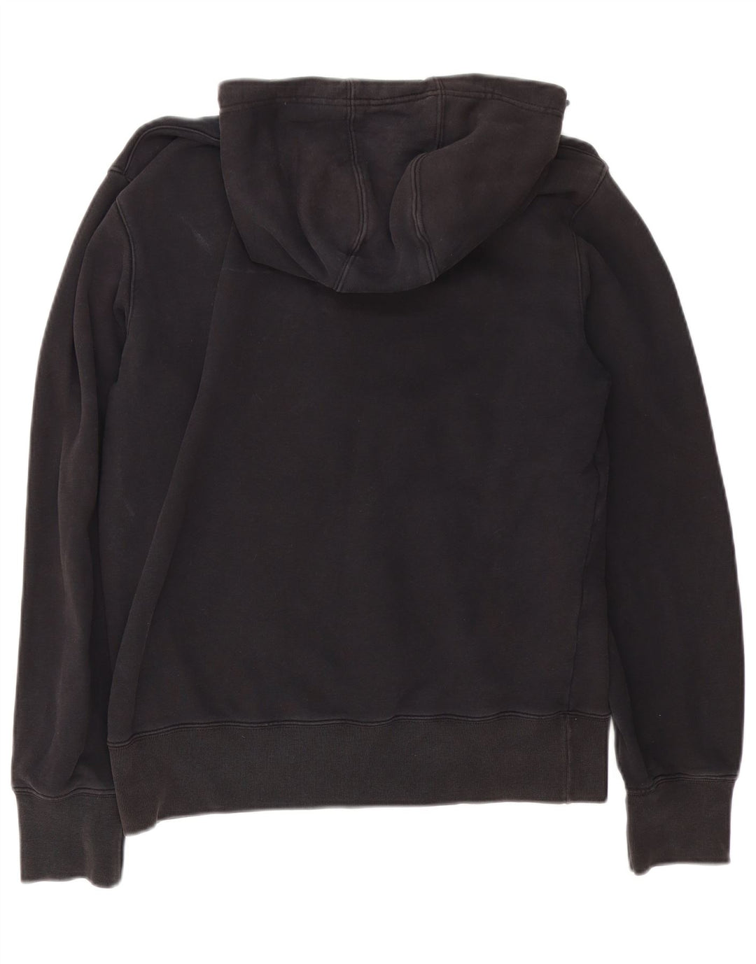 Maglione con cappuccio grafico da uomo Champion in cotone nero medio