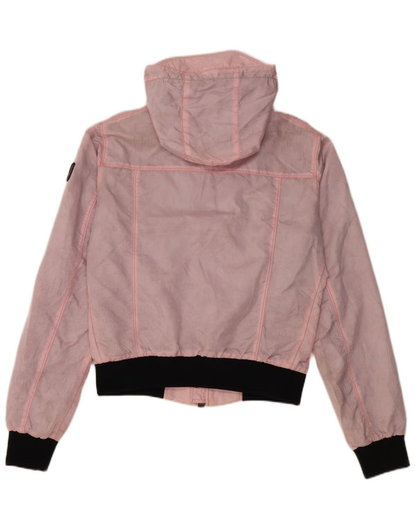 Refrigiwear Giacca antipioggia da donna con cappuccio Cruz Crop UK 18 XL poliestere rosa