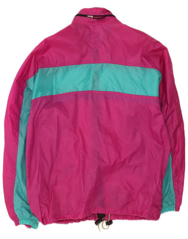 Aesse Giacca da tuta da uomo Small Pink Colourblock in poliammide