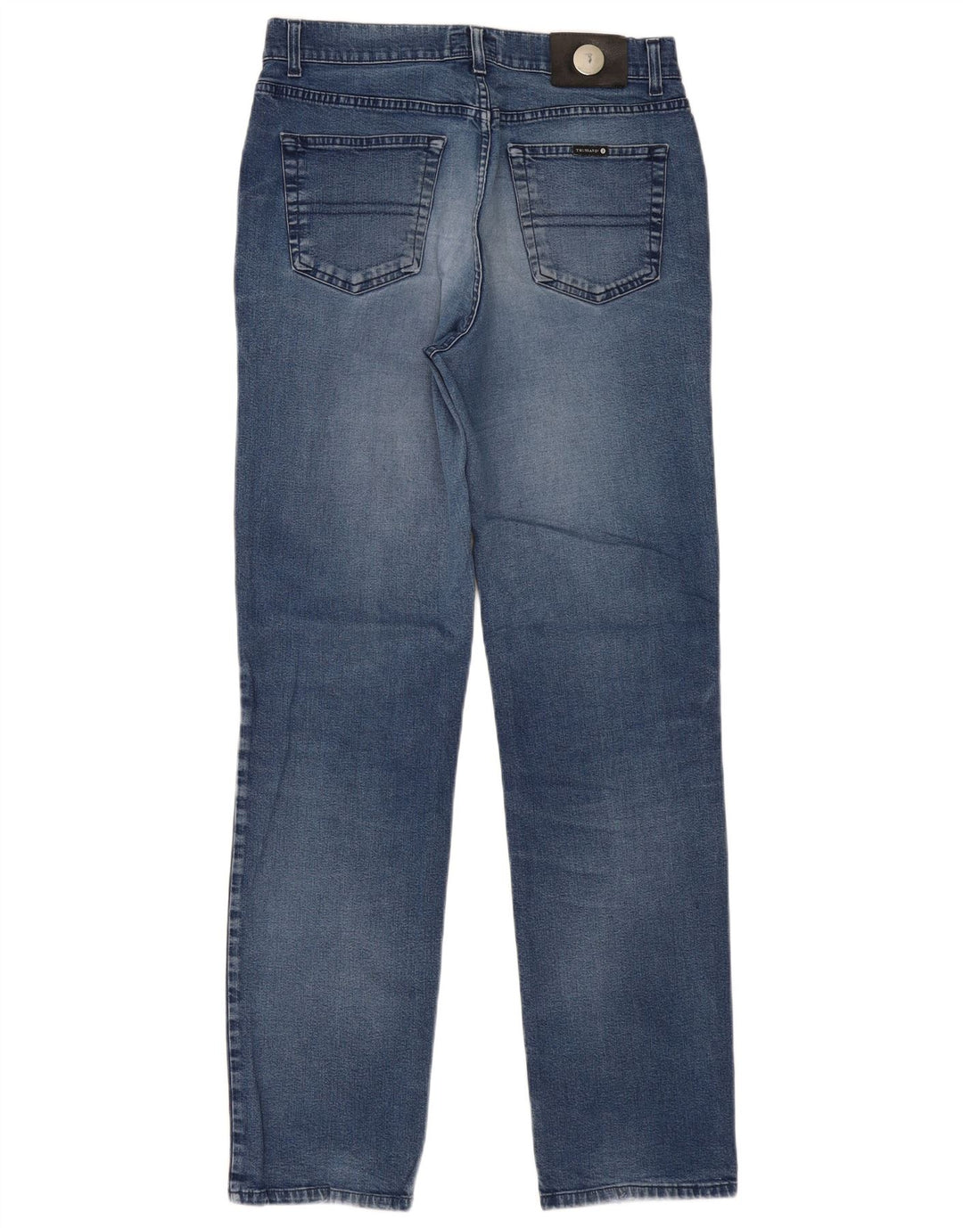 Jeans Straight Uomo TRUSSARDI W33 L33 Blu Cotone
