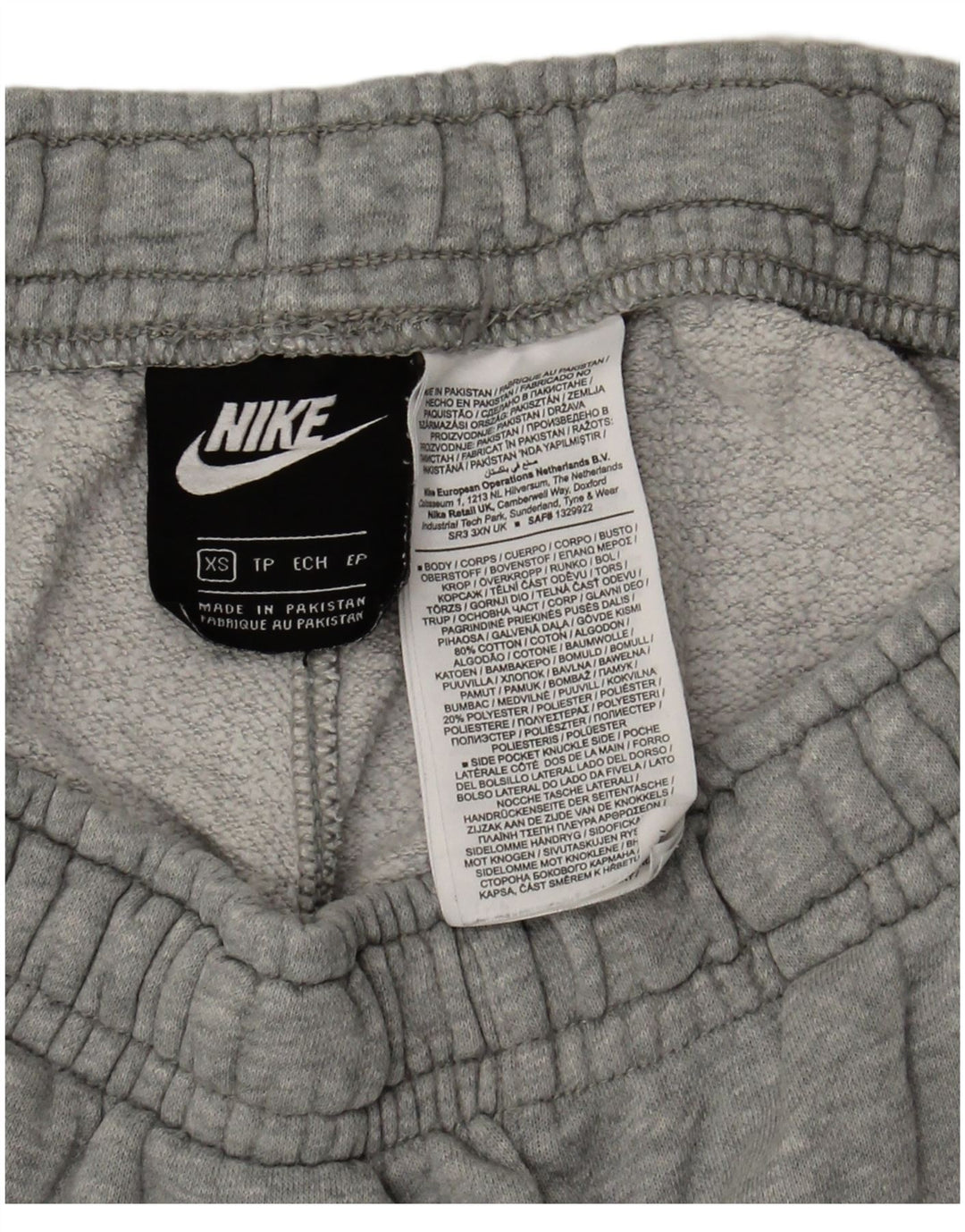 Pantaloncini sportivi Nike da uomo con grafica XS in cotone grigio