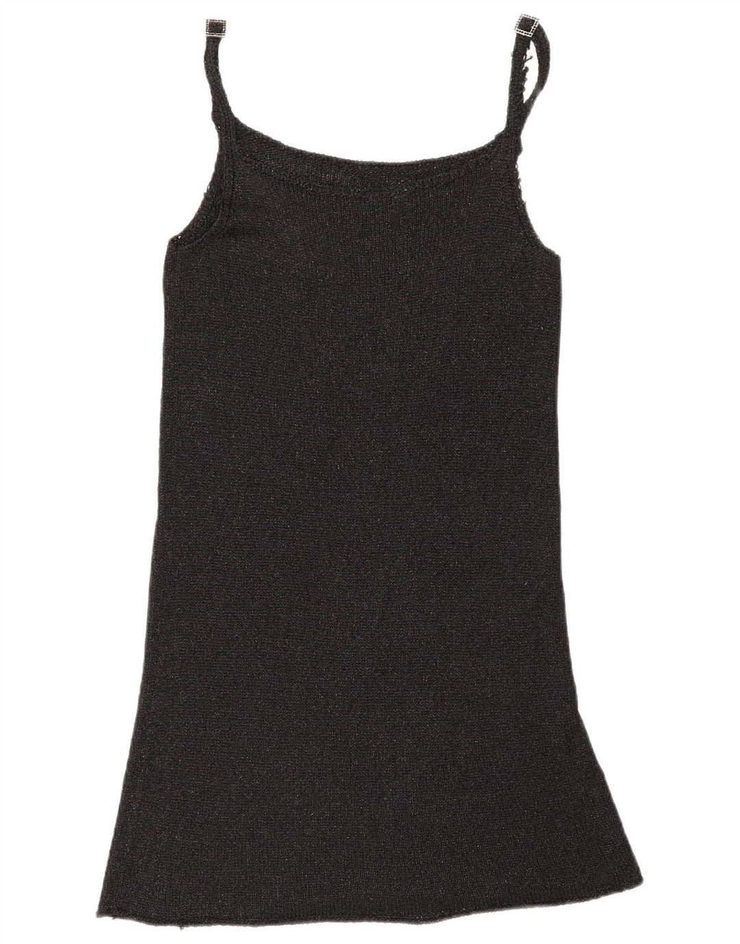 Abito sottoveste da donna Benetton UK 10 piccolo nero