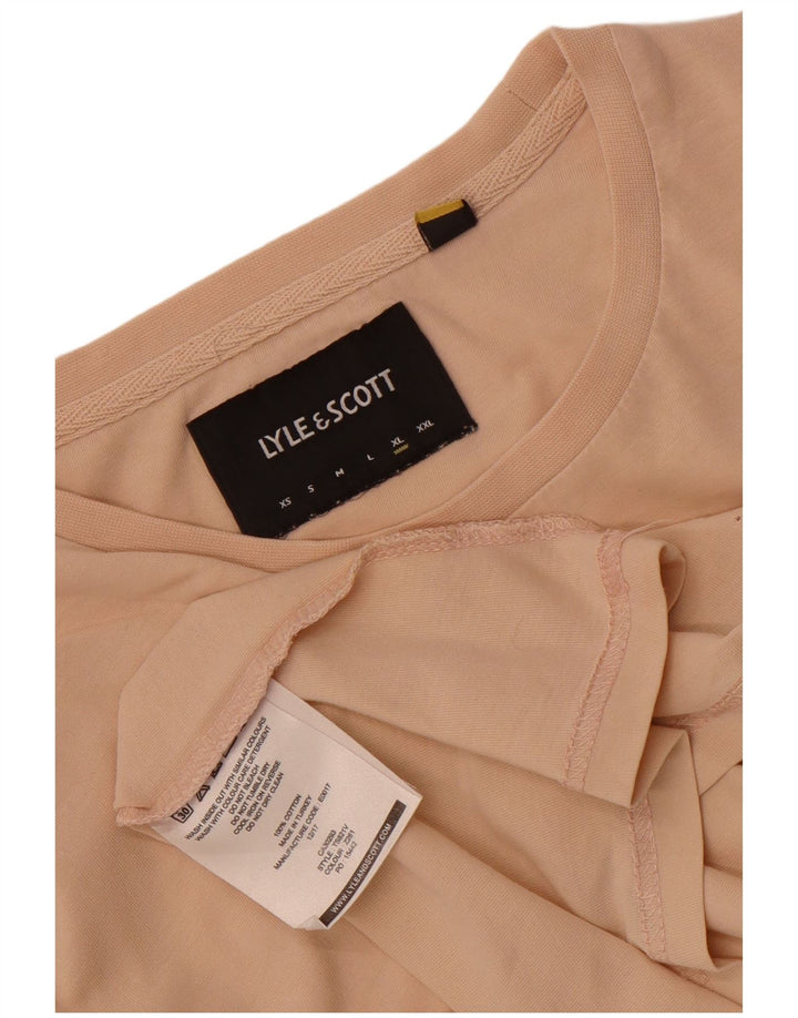 T-shirt da uomo Lyle & Scott Top XL in cotone beige